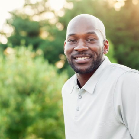 smiling man